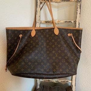 Authentic LV Neverfull GM